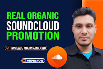 do professional soundcloud promotion for music track