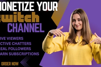 promote your twitch channel to gain organic live viewers