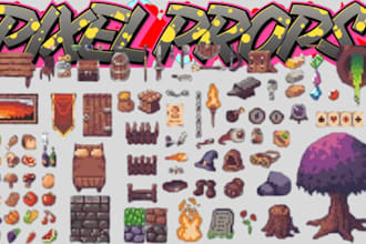 props icon item favicon retro character sprites environment animation 8bits