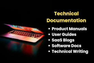 write product manuals, technical documentation, and software user guides