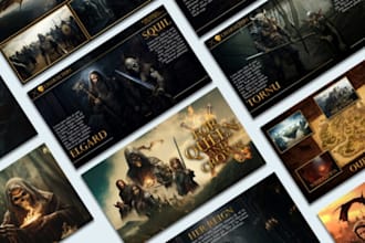 create a stunning pitch deck for your film, podcast, TV show