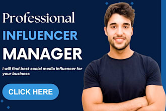 be your influencer manager outreach research marketing campaign for your brand