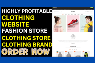 design clothing shopify store clothing website fashion store shopify clothing