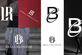 design unique luxury fashion and clothing brand logo