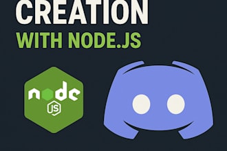 create a custom discord bot with node js and discord js