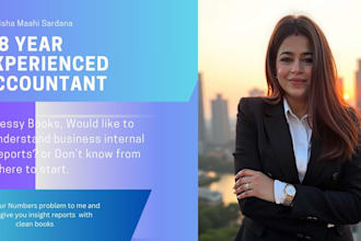 clean your books and provide the reports