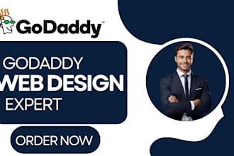 design or redesign high converting landing page or website on godaddy wordpress