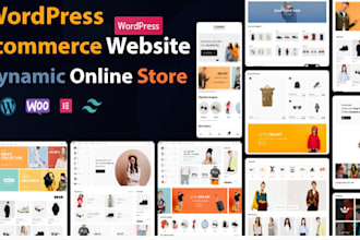 build wordpress ecommerce website and dynamic online store