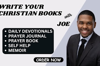 ghostwrite christian book devotionals prayer journal design ebook ghostwriter