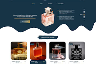 do perfume website, skincare website, beauty, make up salon