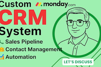monday expert, monday crm setup, monday automation and dashboard