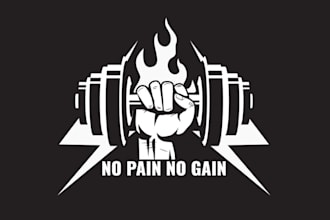 design  eye catching, gym fitness, and sports logo