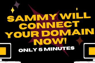 quickly connect your domain or subdomain to your website and hosting in 5mins