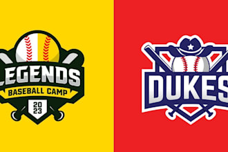 do create sports esports baseball team shield logo design