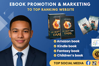 do amazon kindle book promotion,fantasy ebook promotion, social media management