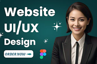 do awesome website ui ux design, figma website design, figma design website