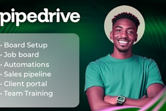 pipedrive CRM, sales automation, leads, email builder, integration expert, ai
