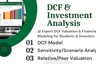 build a dcf valuation model for students and investors