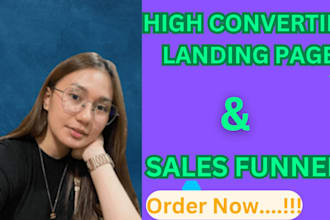 design responsive landing page and wordpress website with elementor pro