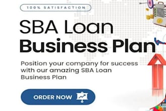 create sba business plan for loan approval with financial analysis immigration