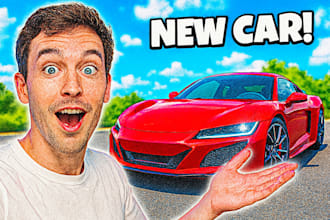 create youtube or live stream thumbnails