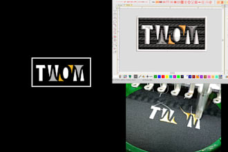 do embroidery digitizing design to dst, emb in 1 hour