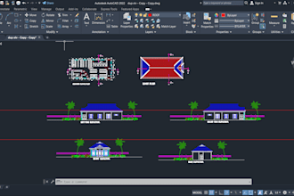 create and design 2d floor plans and architecture 2d layouts