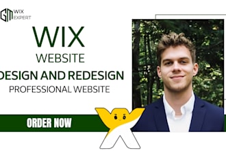 design, redesign, and customize a professional wix website