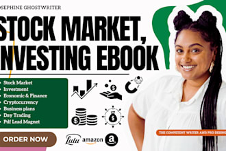write business ebook, stock market, investment, finance, lead magnet, workbook