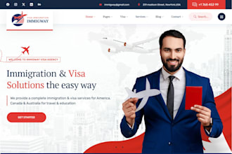 design immigration website law firm lawyer attorney consulting booking website
