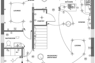 draw mep drawings, electrical, hvac and plumbing drawings