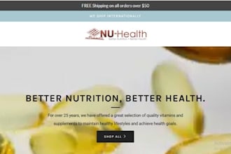 build a professional shopify supplement store for health and wellness products