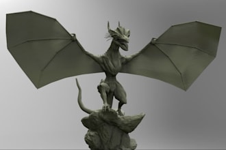 fix 3d warrior sculpture, kitbash model,3d zbrush,cnc,3d human model,3d printing