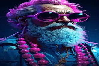 do create unique nft art design high quality nft artwork for opensea