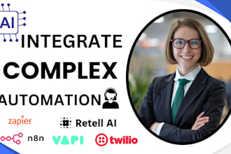 fix make com, zapier webhook, vapi ai, API automation complex integration