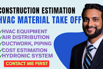 do hvac material take off and cost estimation