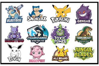 design an eye catching pokemon, fakemon logo