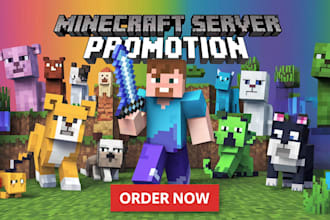 minecraft server promotion, server advertisement to get active players