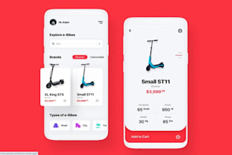 develop e scooter app, e bike app, e scooter station app, scooter distronic app