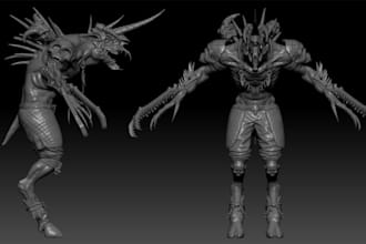 build 3d sculpture,3d printing, coat sculpture,stl,zbrush sculpt,daz assets,maya