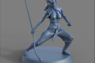 design 3d hard surface toy sculpture,bjd,3d miniature,figure,3d zbrush model,stl