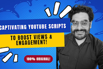 write and research youtube video scripts for your cash cow channel