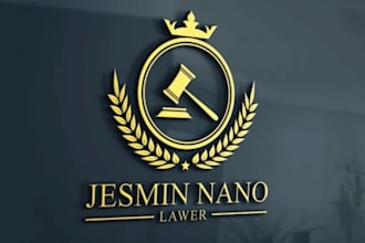 create unique attorney, legal and law firm logo