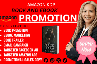 do amazon book marketing, KDP promotion, craigslist advertising, and ebook ads