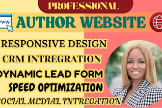 design author website, ebook website, book website and ebook landing page