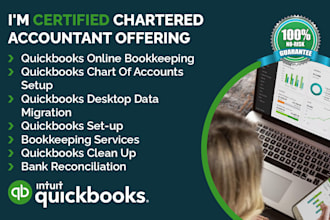 offer quickbooks online bookkeeping ,quickbooks setup and quickbooks cleanup