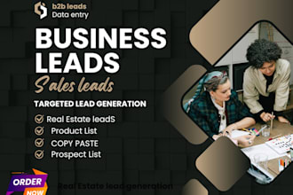 b2b lead generation,email list building and prospect list