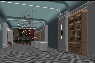 redesign 3d restaurant interior design,3d hotel lobby,bar,lounge,hall render cgi