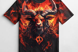 do cartoon style illustration for t shirt design, vector,
