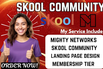 setup mighty network, kajabi online course, skool community expert
